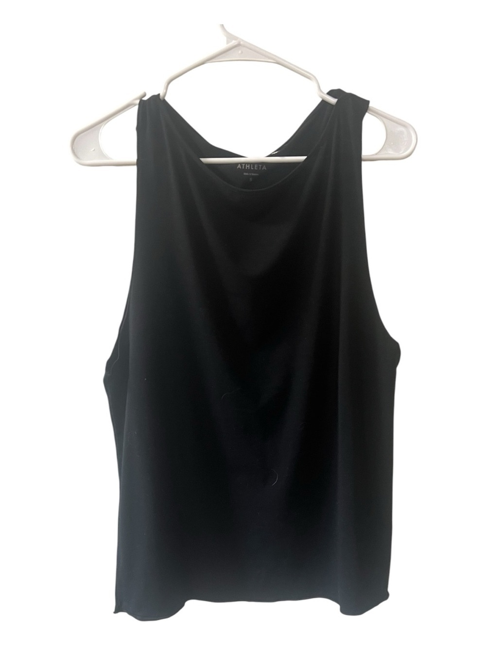 Athleta Black  Performance Tank Size S NWOT women